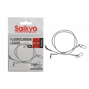 Поводок Saikyo FC Leader SF2022, 22кг/20см, 2шт